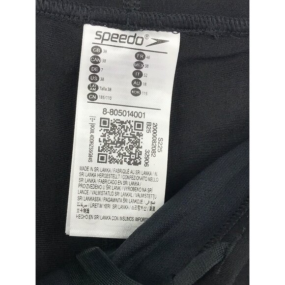 Speedo Men's Endurance+ Solid Jammer Swimwear Black 38 NEW - Picture 6 of 7